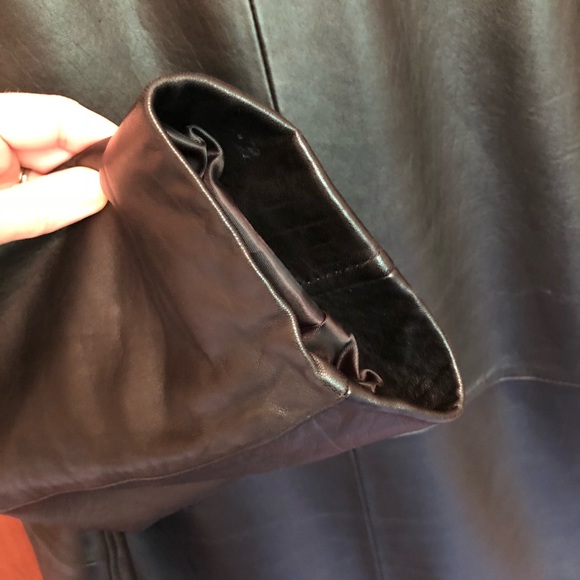 Men’s Leather Coat, Black, Kenneth Cole Reaction M - Picture 9 of 13